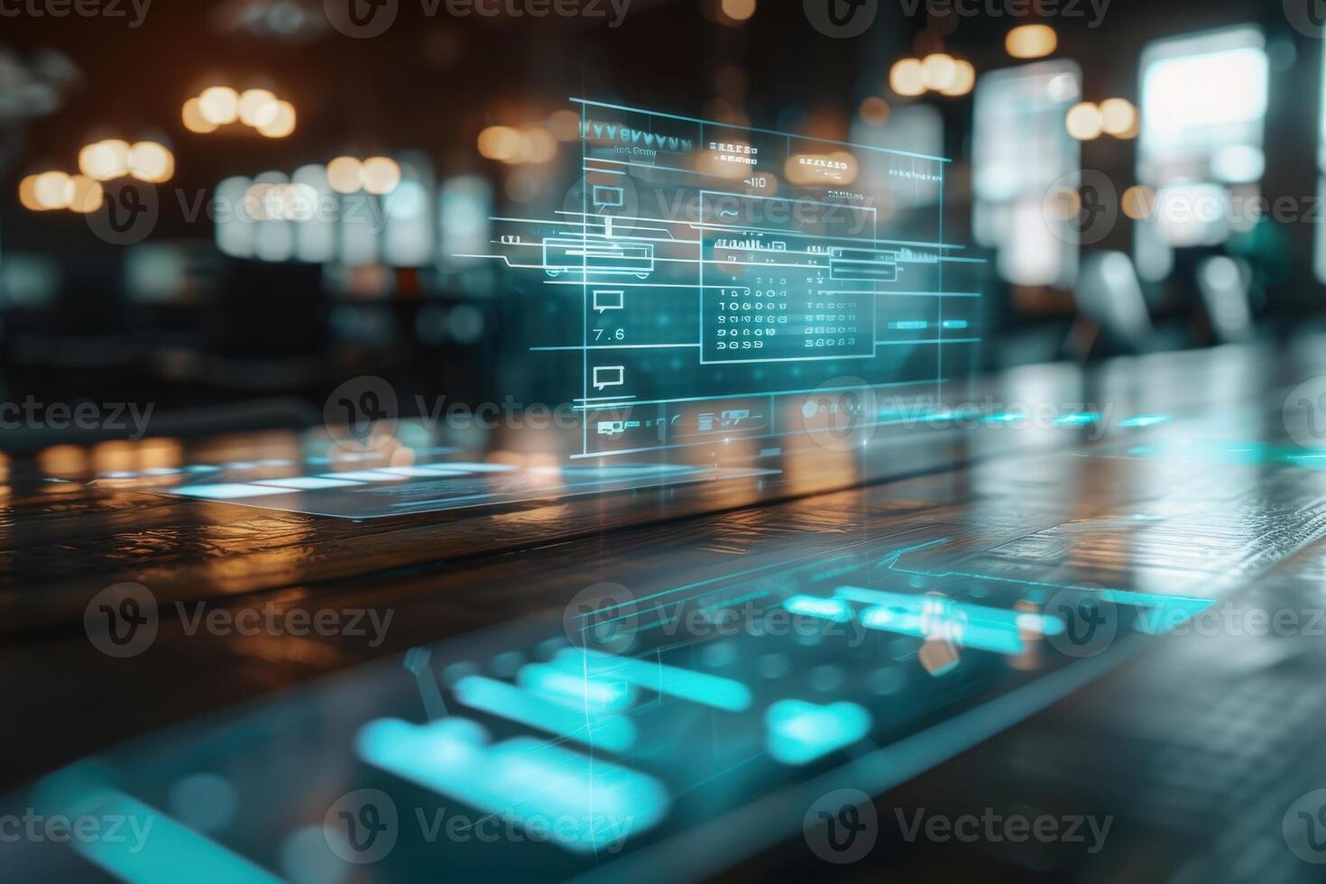 Creative web design agency workspace